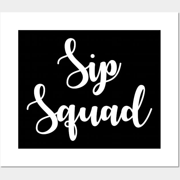 Sip Squad Wall Art by martinroj